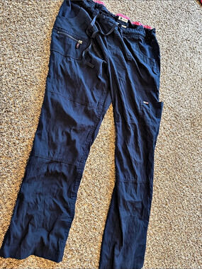 Koi Lite Peace Scrub Pant Slim Fit Blue Large